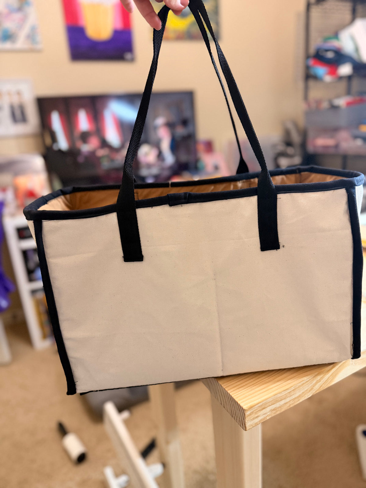 Juki TL Series Canvas Sewing Machine Tote – Handmade
