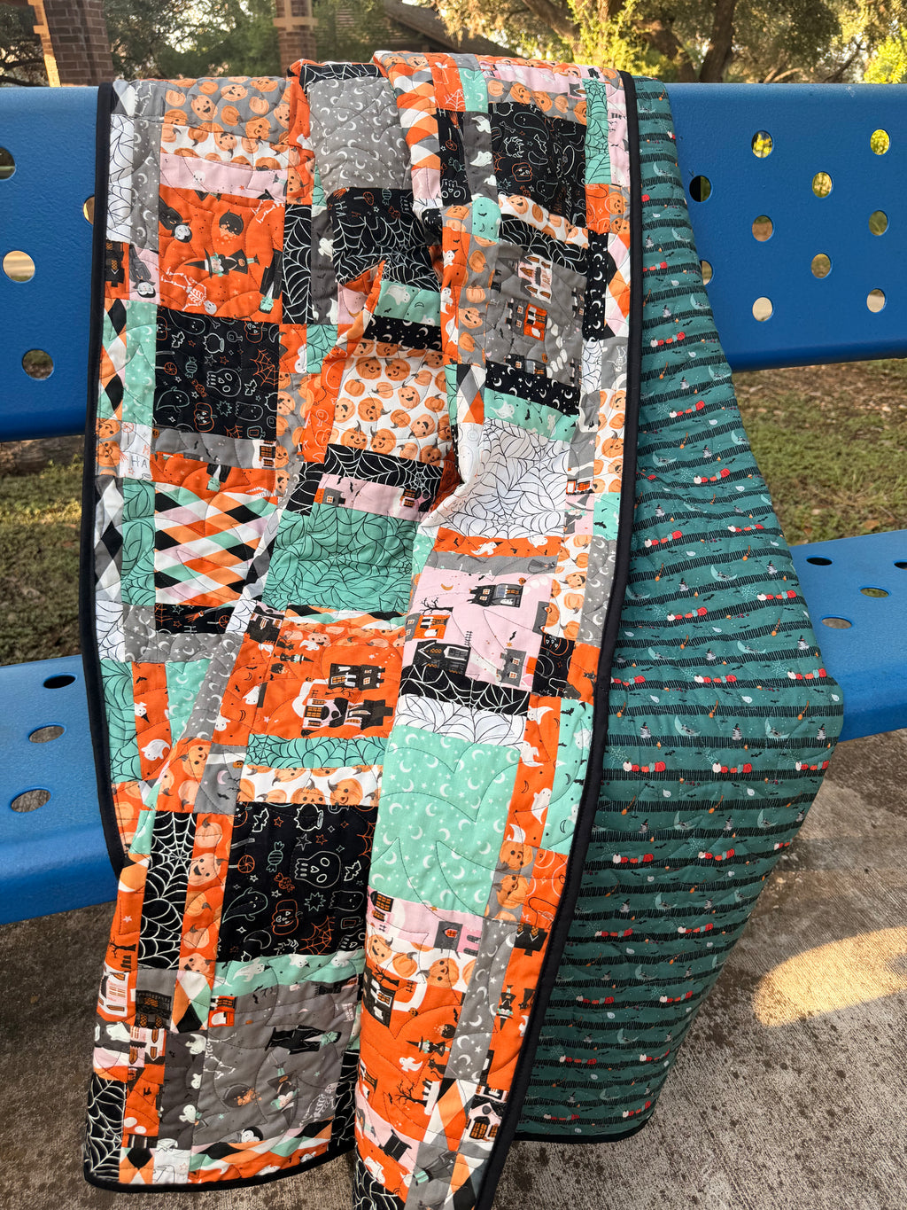 Frank and Friends Halloween Quilt
