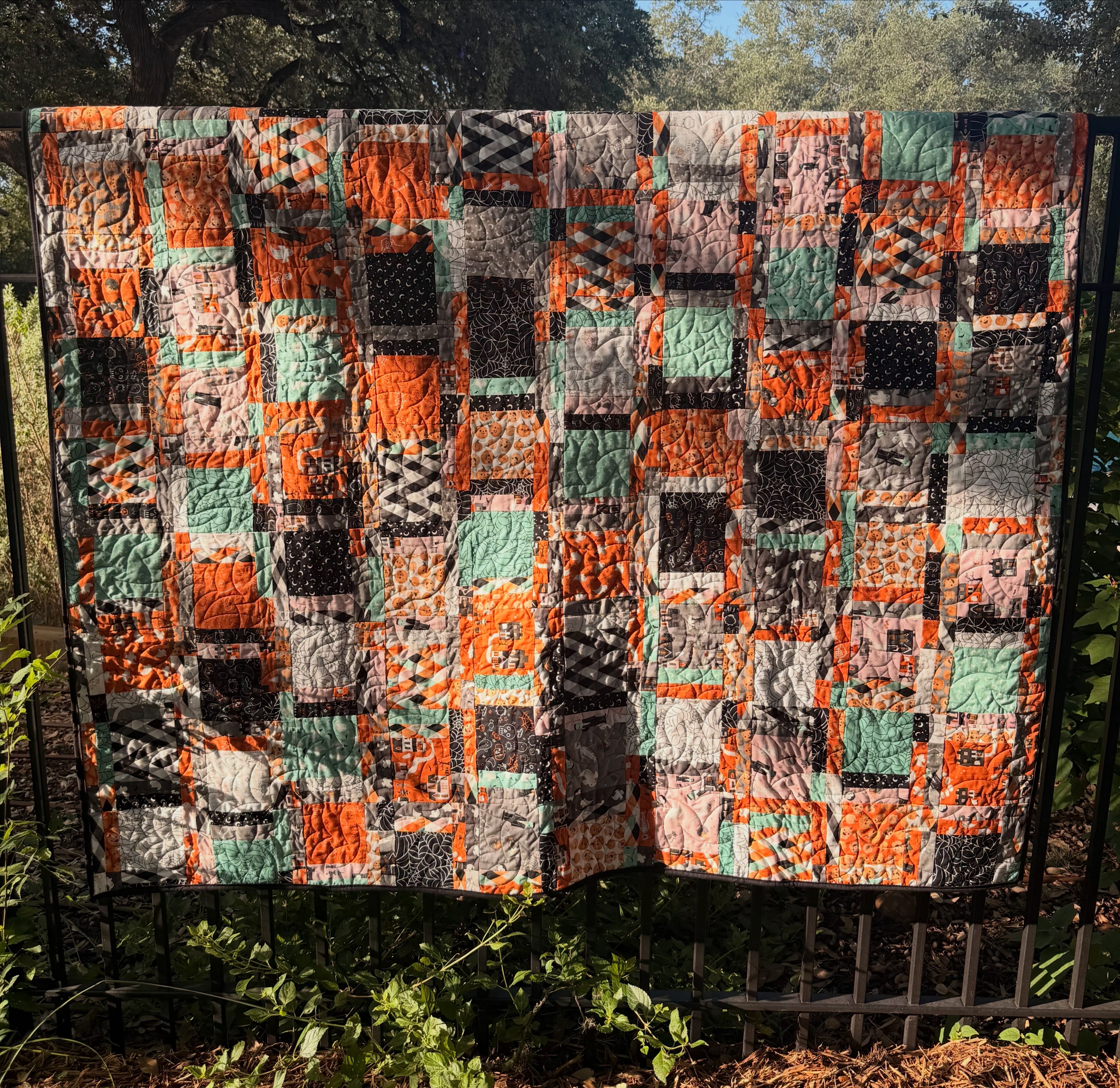 Frank and Friends Halloween Quilt